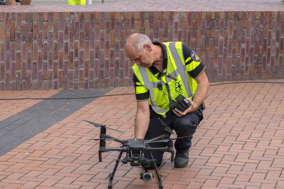 Drohnen sind weltweit ein wichtiges Werkzeug für die Polizei, wie hier in den Niederlanden. (Bild: Getty)