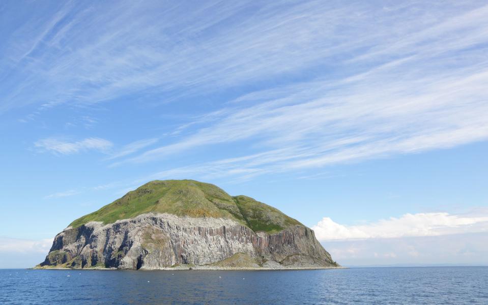 Ailsa Craig is likened by many to a giant currant bun - GETTY