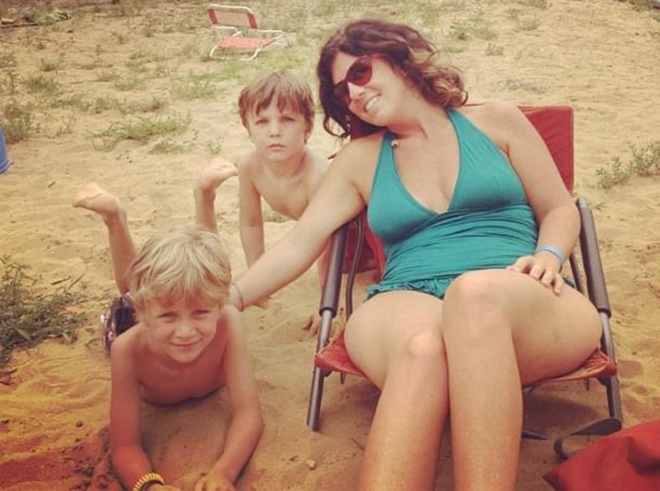 Alexis Tucci with her boys when they were young. (Courtesy Alexis Tucci)