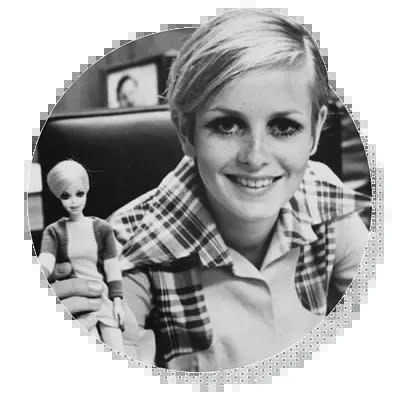 Diese Puppe basiert auf dem britischen Modemodel Twiggy, das man sofort erkennt. (Mattel)