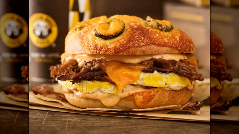 Einstein Bros. Bagels breakfast bagel