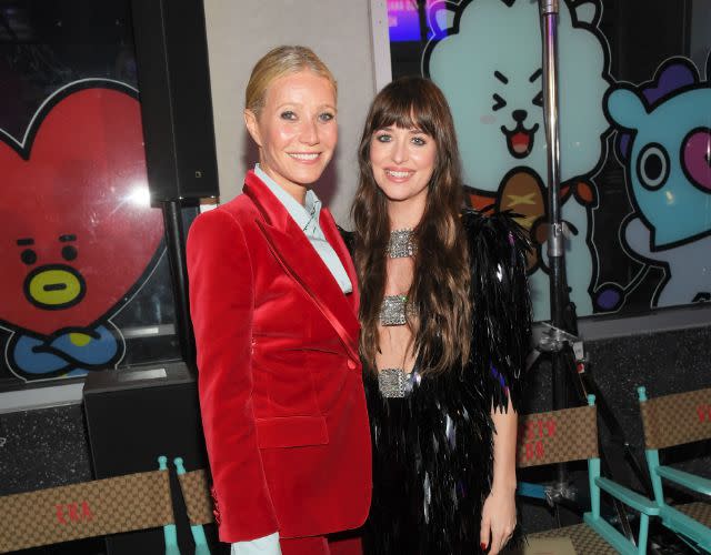 Gwyneth Paltrow and Dakota Johnson. Photo by Michael Buckner/WWD/Penske Media via Getty Images.