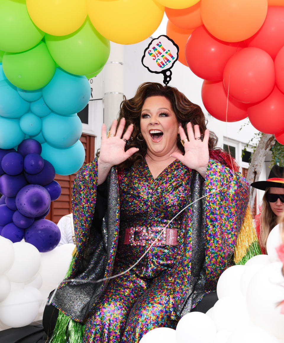 WeHo Pride’s 2023 Ally Icon Melissa McCarthy attends the 2023 WeHo Pride Parade on June 4, 2023 in West Hollywood, California.