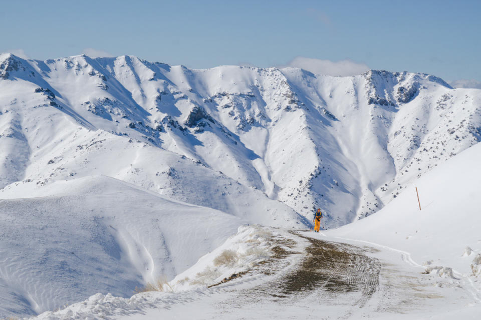 Will Boyer takes the civilized route up Mount Lewis.<p>Photo: Conor Phelan</p>