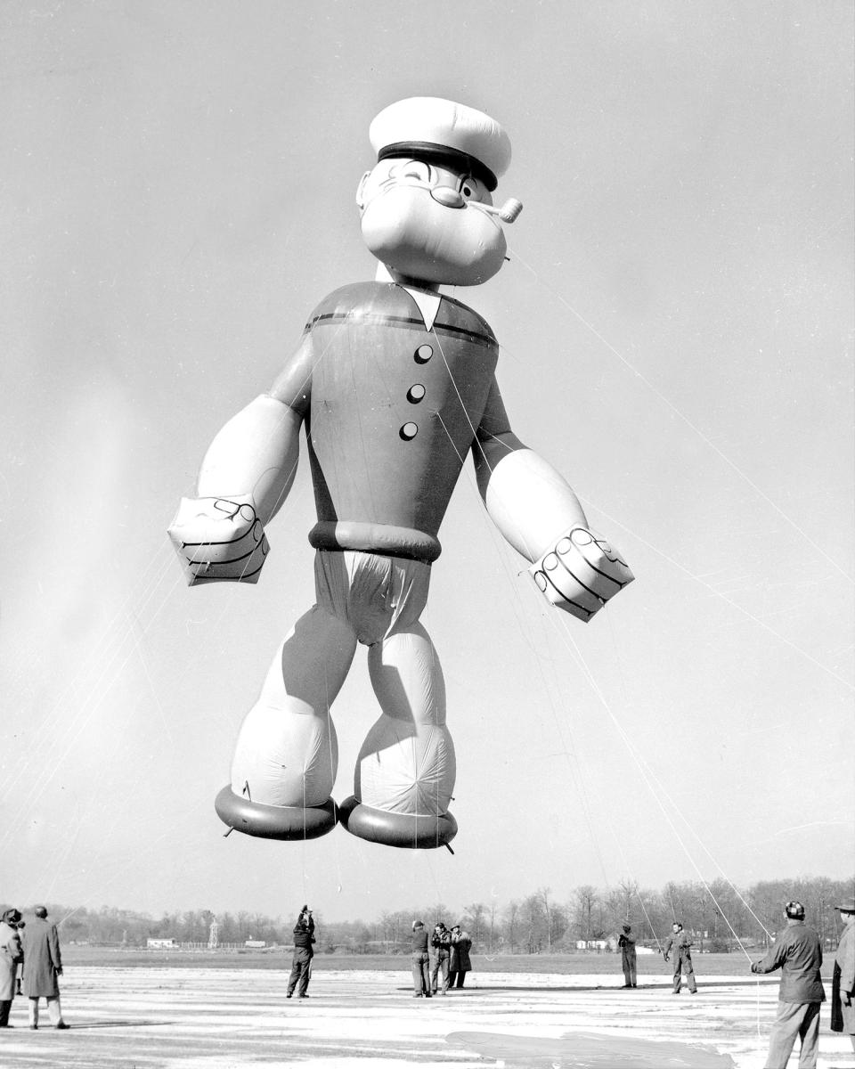 Past and present: balloons of Macy’s Thanksgiving Day Parade