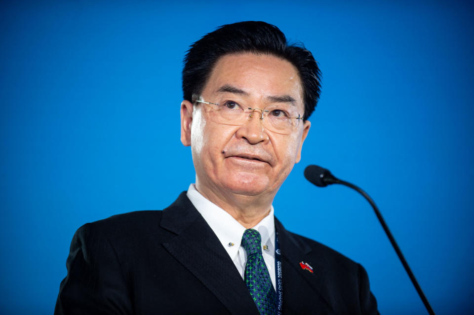 Taiwanese Foreign Minister Joseph Wu  pictured 