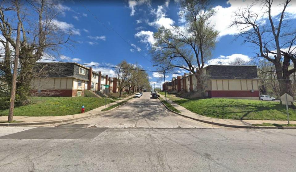 The Delavan Townhomes, where prosecutors say sex trafficking occurred in the 1990s, can be seen in this April 2019 Google Street View image.