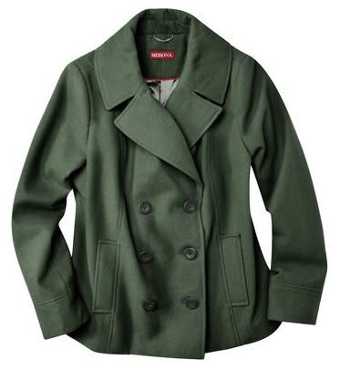 Merona Plus-Size Long-Sleeve Wool Peacoat, $30