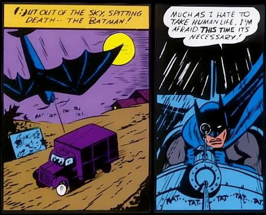 Batman wasn't adverse to guns or killing in his earliest comic book appearances (Photo: DC Comics)