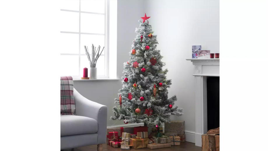 A great tree if your go-to festive colours include white. (Argos)
