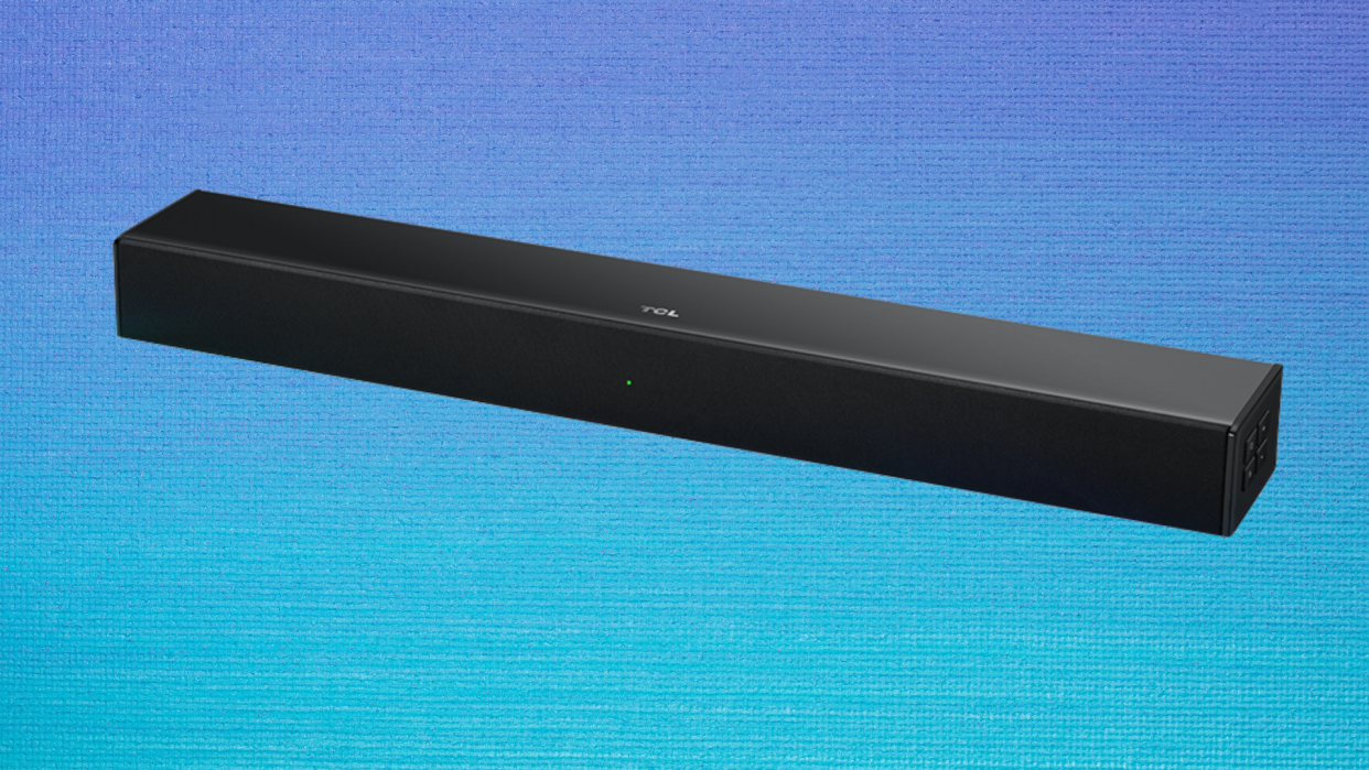 Listen closely: This soundbar is on sale for only $49. (Photo: Amazon)