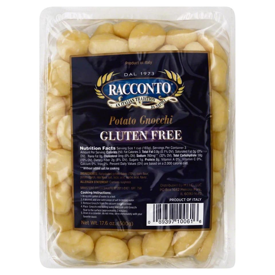 Racconto's Gluten-Free Potato Gnocchi (Racconto)