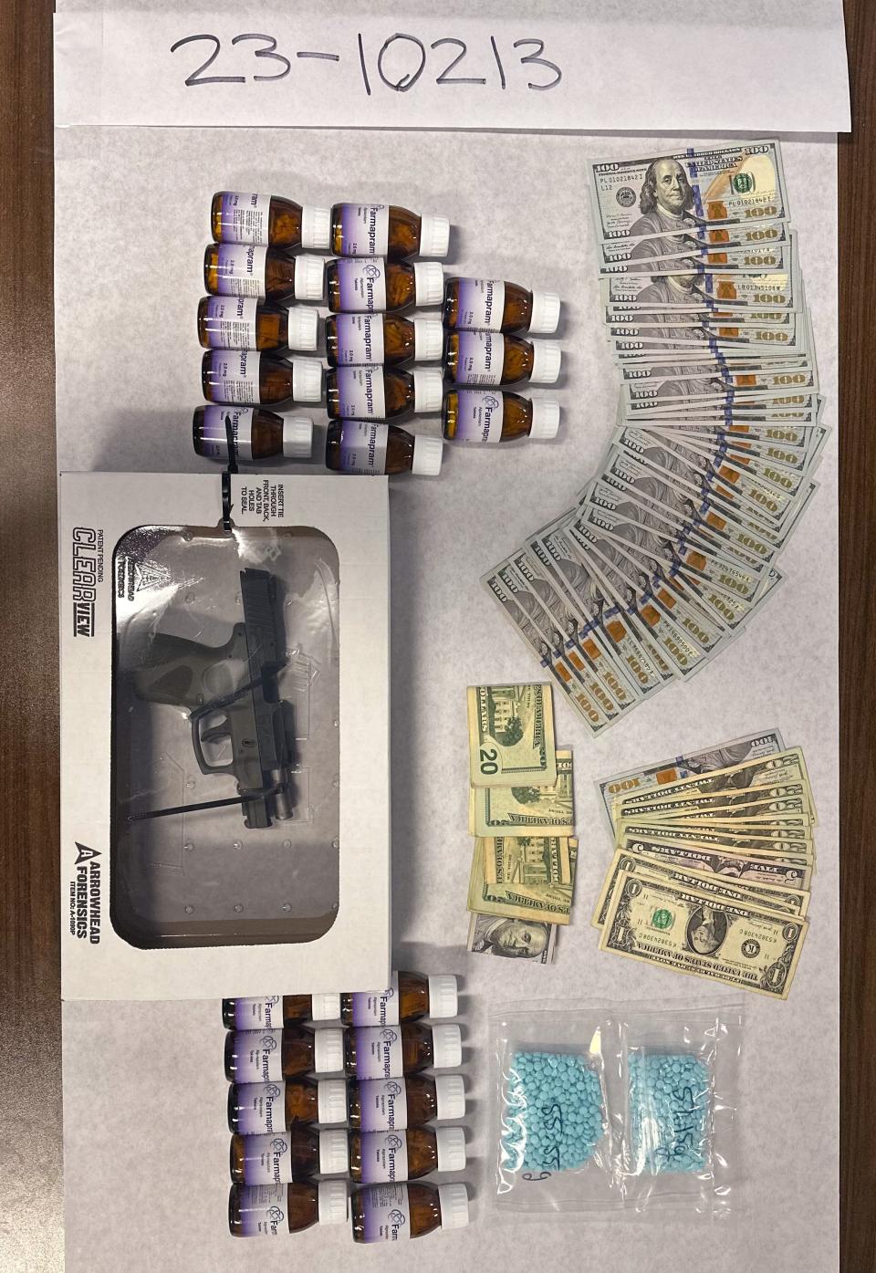 Port Hueneme police seized thousands of pills and other evidence during a warrant search on Friday. A 16-year-old was arrested.