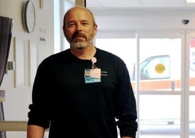 Alan Faith, of Hinton, left his full-time nursing job at an Iowa hospital for travel nursing in 2022. Now, he mostly works per diem shifts in rural hospitals across Northwest Iowa.