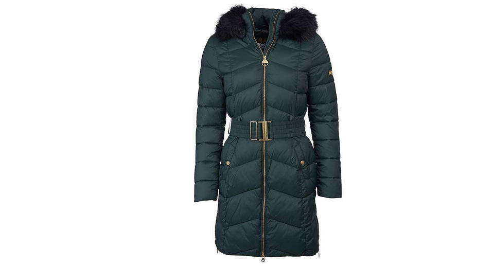 Barbour International Match Quilted Coat