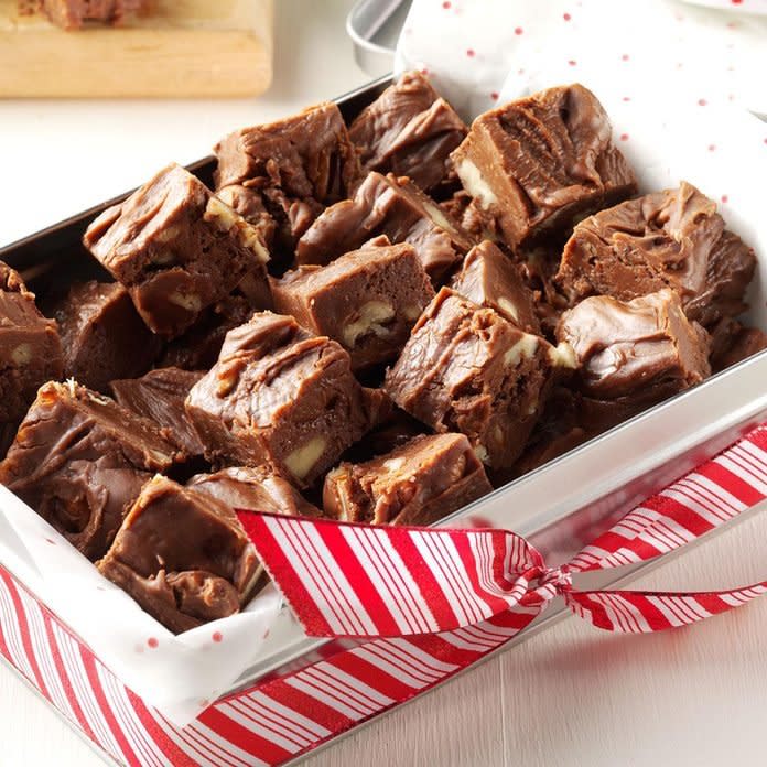 Three-Chocolate Fudge