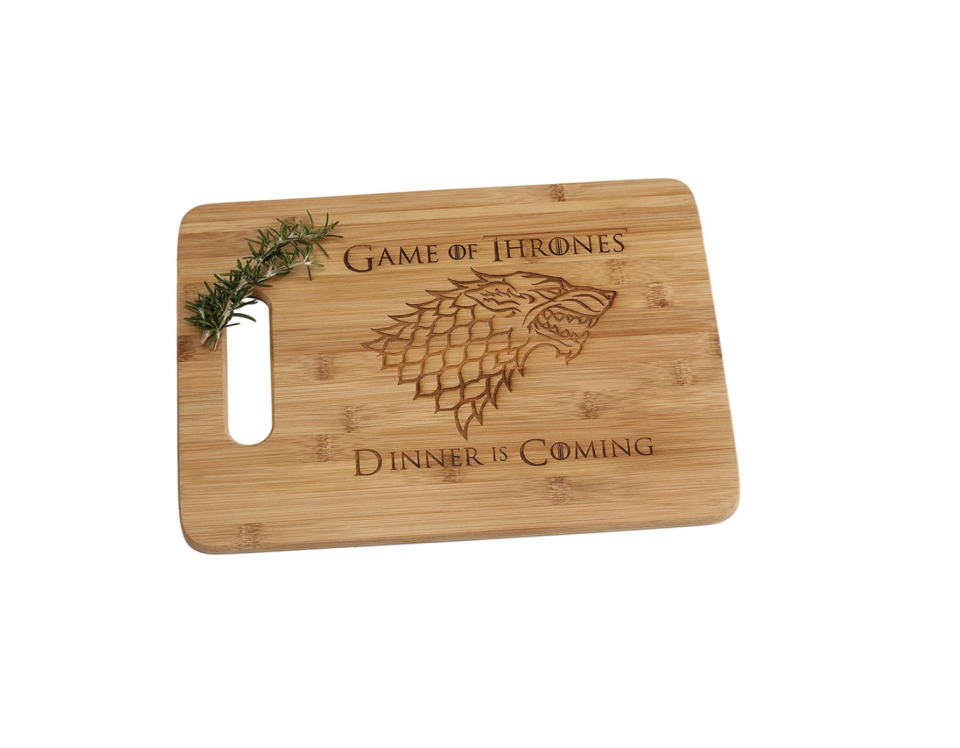 16) 'Game of Thrones' Wood Cutting Board