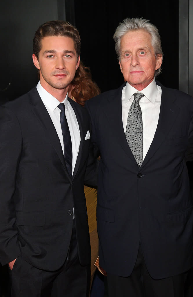 Wall Street: Money Never Sleeps NYC Premiere 2010 Shia LaBeouf Michael Douglas