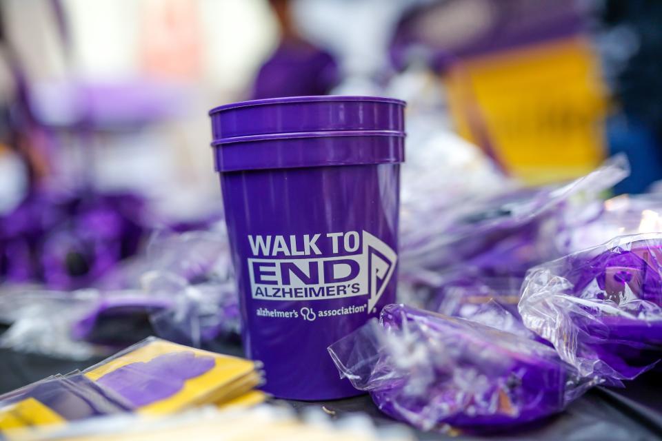 The Walk to End Alzheimer’s at Scissortail Park in Oklahoma City, on Saturday, Oct. 28, 2023.