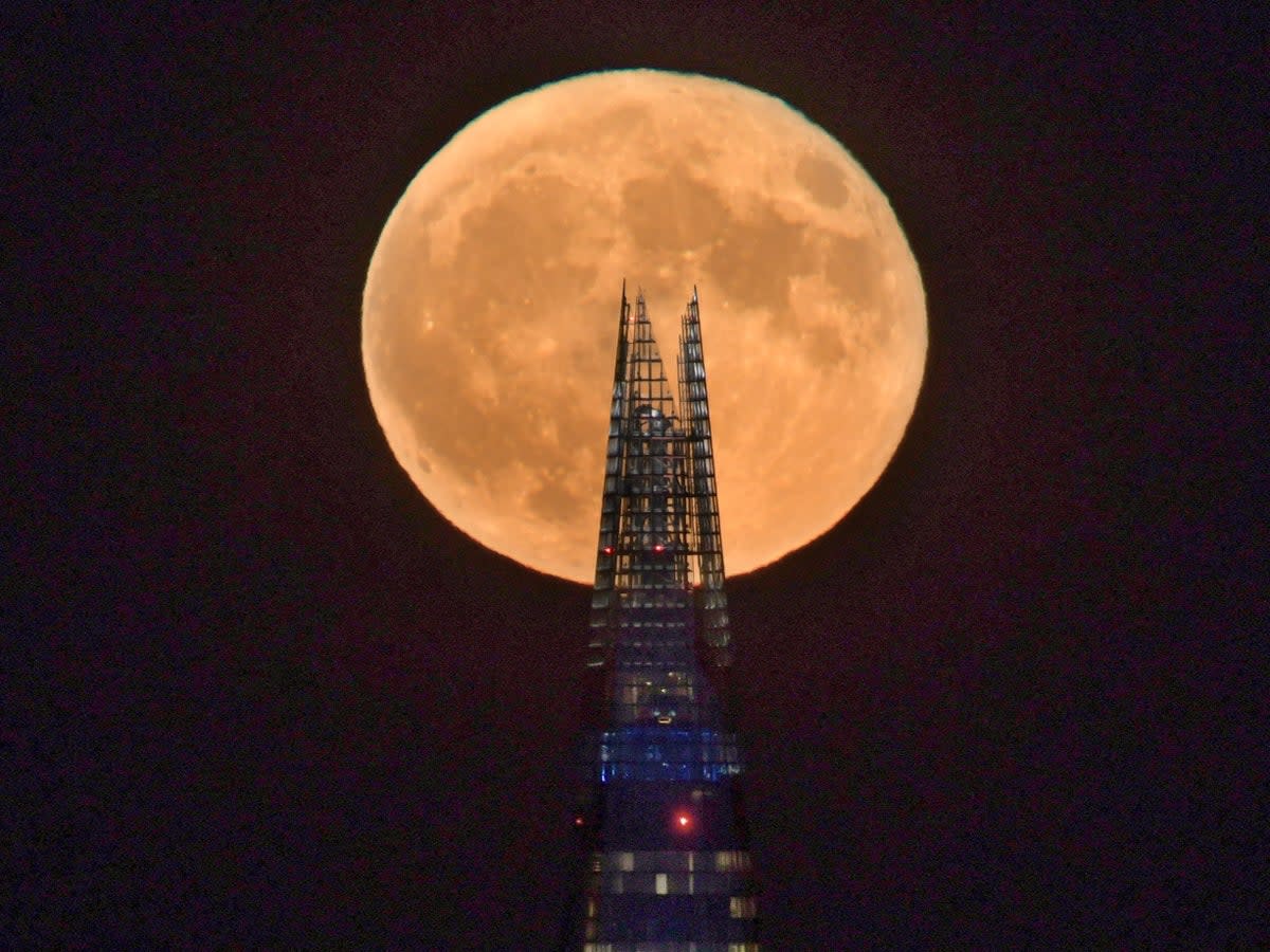 La luna llena del 13 de julio de 2022 se clasifica como superluna debido a que su órbita está más cerca de la Tierra (Getty Images/iStockphoto)