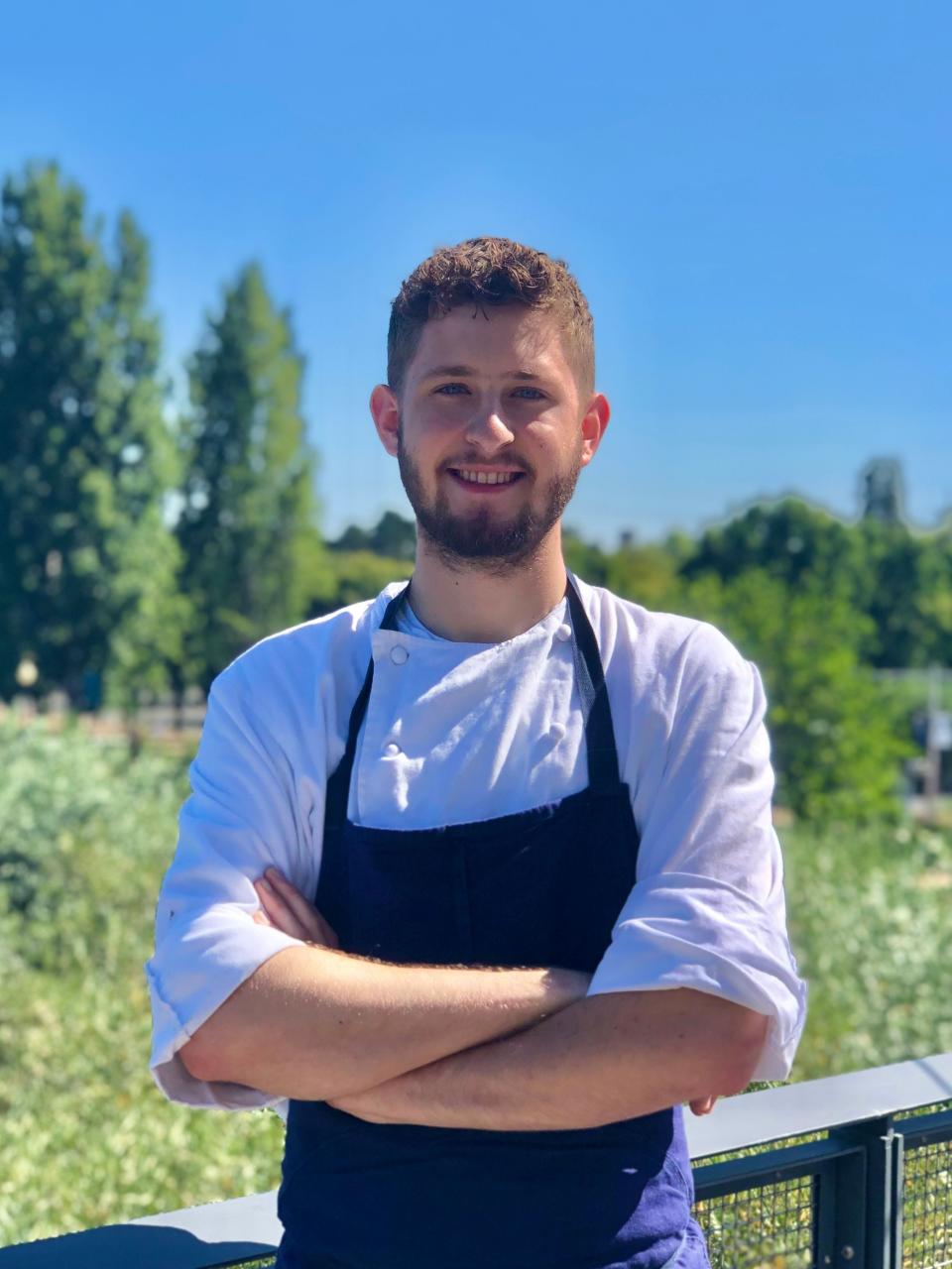 Redding-born budding chef Bradley Waddle. On Sept. 3, 2023, Waddle won a place on the American team that will compete in the Bocuse d’Or, a gastronomic competition in Lyon, France for young chefs from around the world. Waddle now lives in Napa, CA.