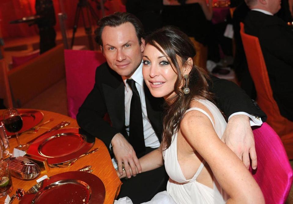 Oscars Elton John Party 2008 Christian Slater Tamara Mellon