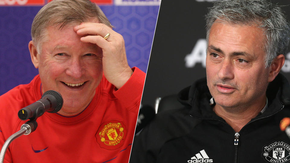 Sir Alex Ferguson and Jose Mourinho had very different ways of handling the media.