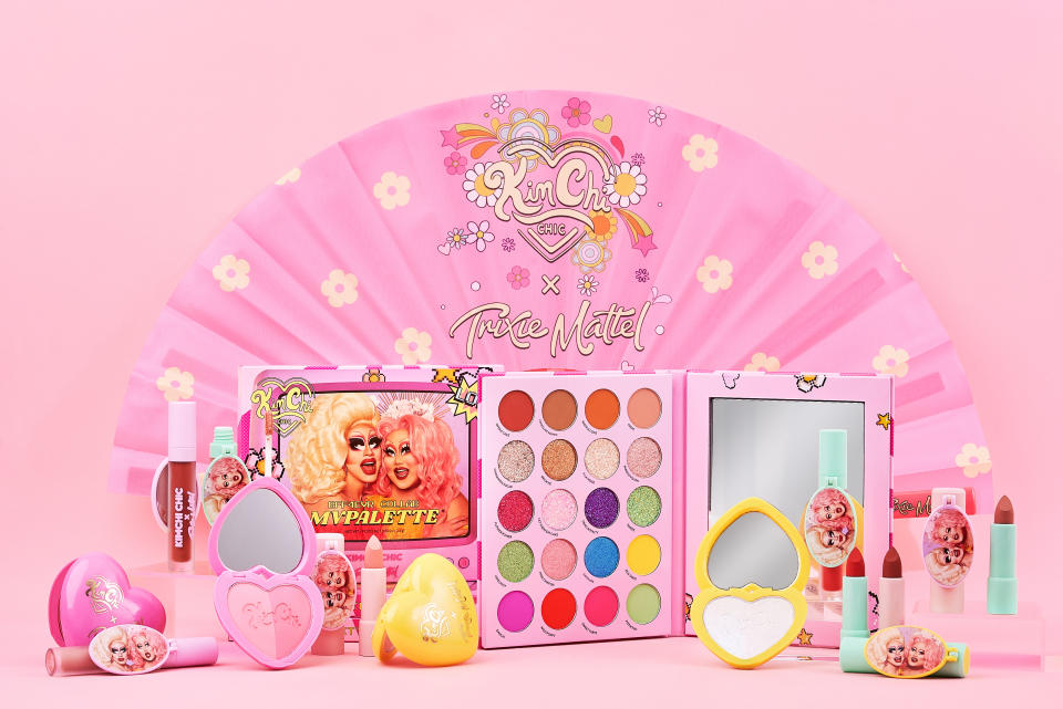 A first look at KimChi Chic Beauty’s BFF4EVR collection, a collaboration with Trixie Mattel. - Credit: Courtesy of KimChi Chic Beauty