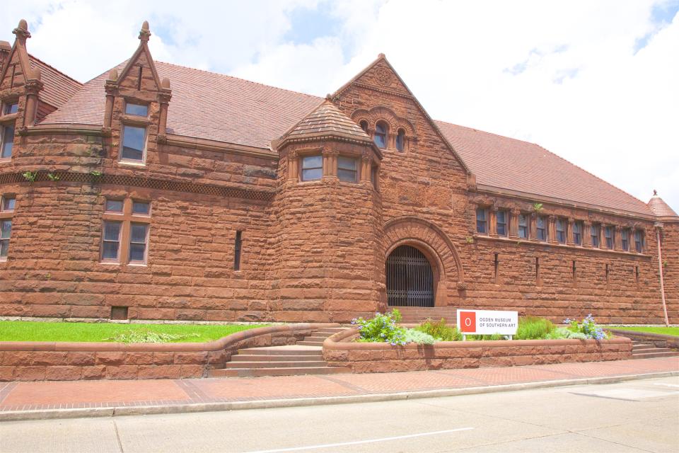 <h1 class="title">Library designed by Henry Hobson Richardson, now Ogden Museum of Southern Art, New Orleans</h1><cite class="credit">Photo by Barry Winiker. Image courtesy of Getty.</cite>