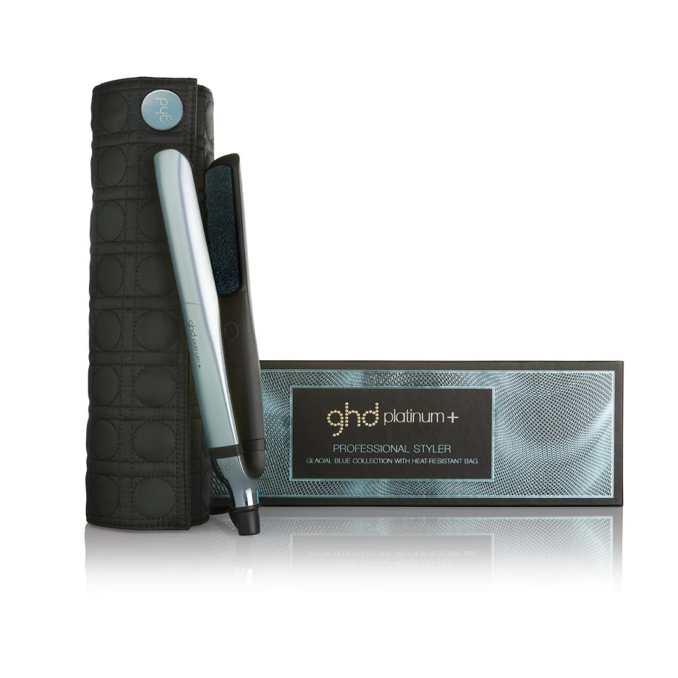 <p>Have you ever seen a prettier hair tool? We think not. <a rel="nofollow noopener" href="https://www.ghdhair.com/au/limited-edition-ghds/ghd-platinum-plus-glacial-blue-styler?PID=PRO-025&CRE=ghd_platinum_plus_glacial_blue&PLA=3&TYPE=level_three_hair_straighteners" target="_blank" data-ylk="slk:ghd Australia, $340.00;elm:context_link;itc:0;sec:content-canvas" class="link ">ghd Australia, $340.00</a> </p>