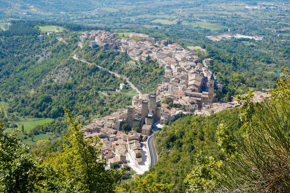 Aerial view of Abruzzo
