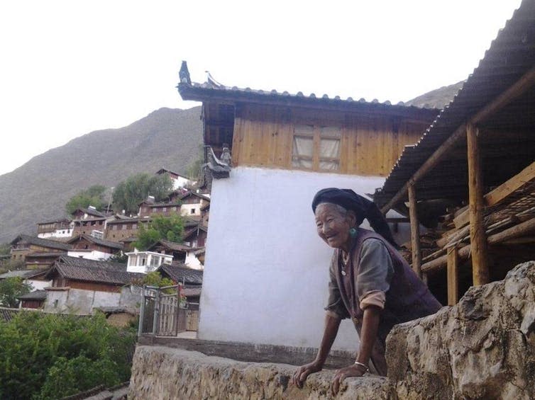 <span class="caption">Naxi woman, Stone Village, Yunnan, China.</span> <span class="attribution"><span class="source">© Yiching Song</span>, <span class="license">Author provided</span></span>