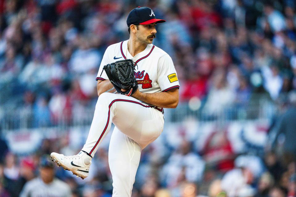 Spencer Strider。(Matthew Grimes Jr./Atlanta Braves/Getty Images)