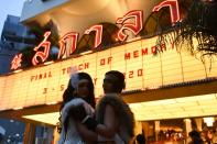 Movie fans gather to bid farewell to the last stand-alone movie theatre "La Scala" amid the spread of the coronavirus disease (COVID-19) in Bangkok