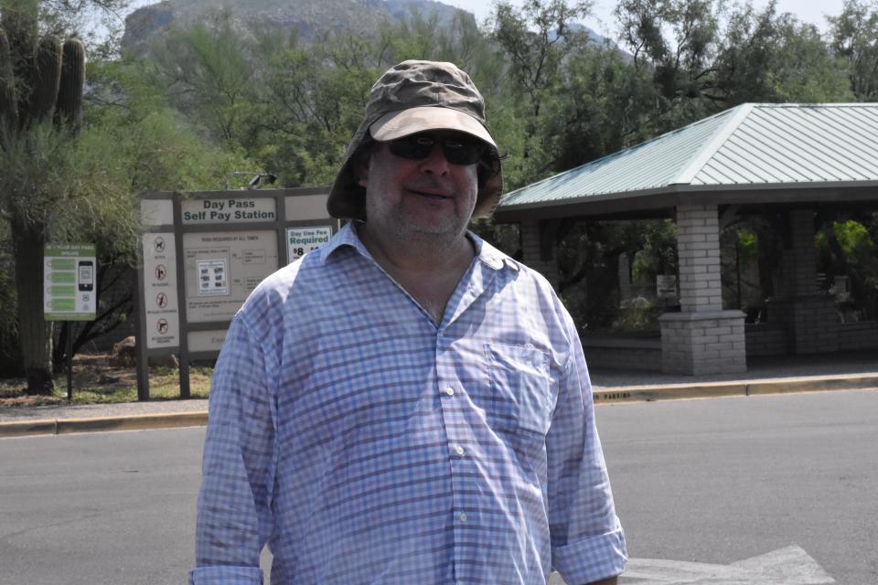 On Wednesday morning at about 10 a.m., Ed Carrasco had just finished a 2.5-hour hike in Sabino Canyon, a popular hiking area in Tucson at the base of the Santa Catalina Mountains. The temperature was 97 degrees.