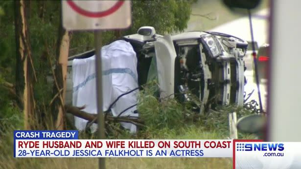 The sisters lost both of their parents in the crash. Copyright: [9News]