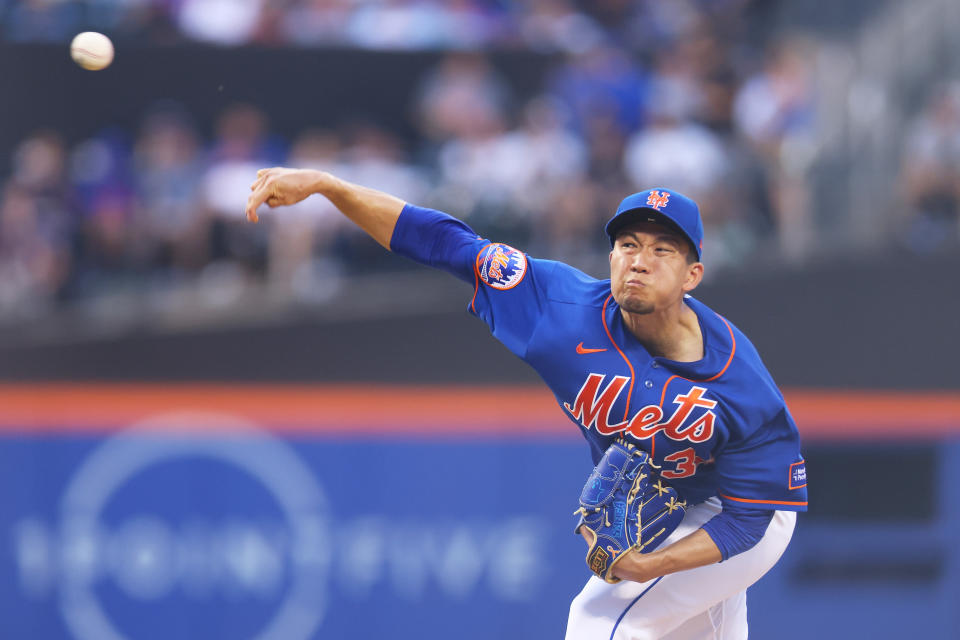 千賀滉大雖無緣本季第7勝，但仍幫助大都會搶下本場比賽勝利。（MLB Photo by Mike Stobe/Getty Images）