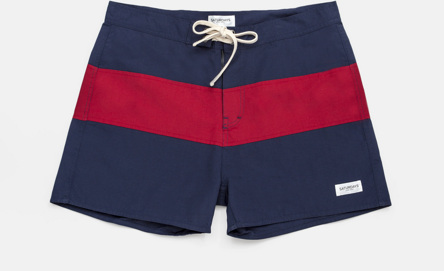 Dad never thinks to buy himself a new swimsuit, so treat him to a new, modern style. Saturdays Grant trunks ($75)