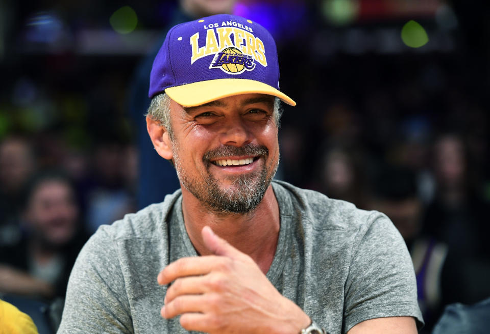 closeup of Josh Duhamel smiling