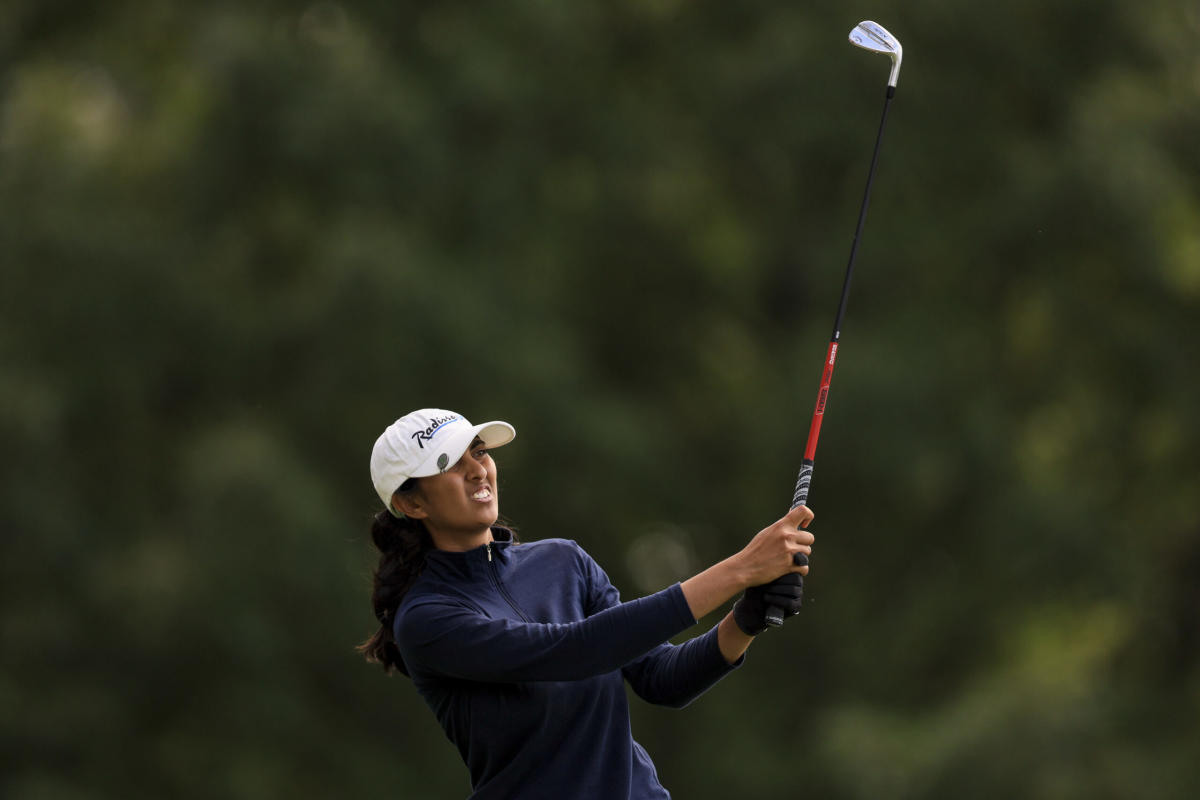 Watch Aditi Ashok jars it from the fairway for eagle at LPGA’s JM