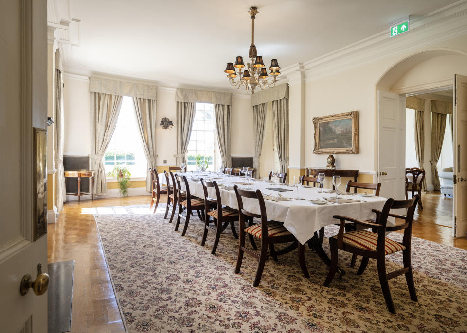 Bob Dylan's living room in scottish mansion