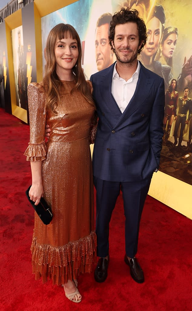 Leighton Meester, Adam Brody, Shazam! Fury of the Gods Premiere