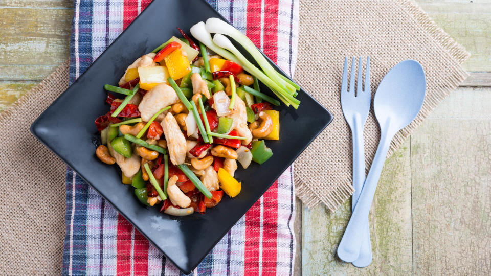 Food, Meal, chicken cashew stir fry, stir fry