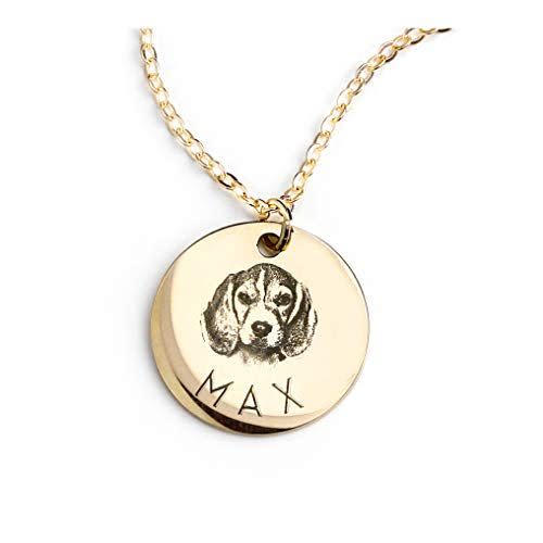 74) Personalized Dog Necklace
