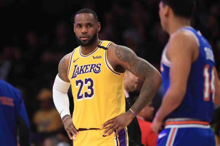 Beverley招募Lebron James到明尼蘇達。法新社