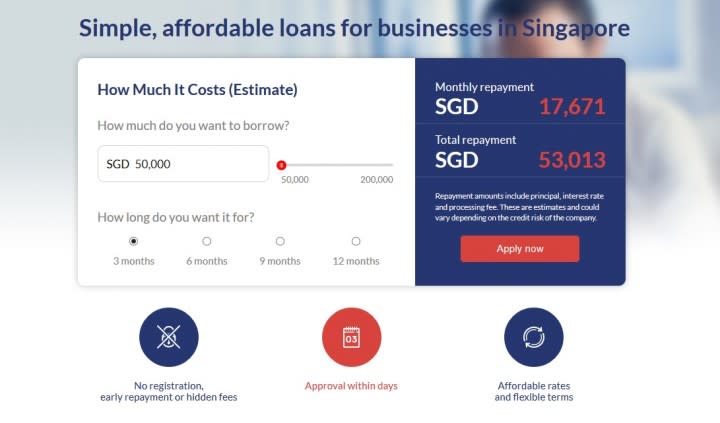 Capital Match website - borrowers platform