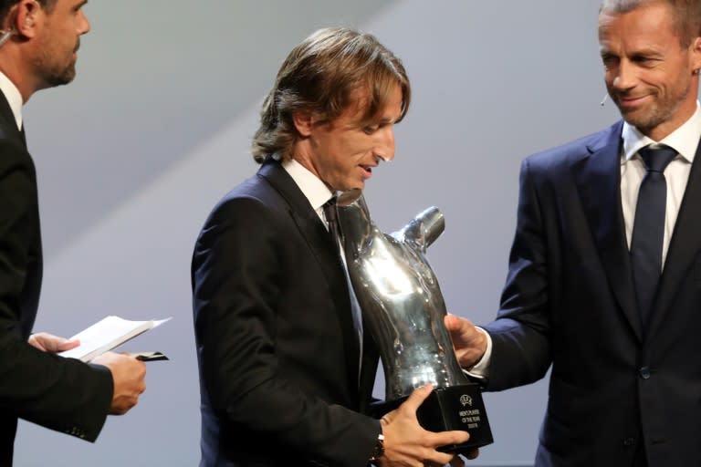 Modric was named UEFA's men's player of the year in August