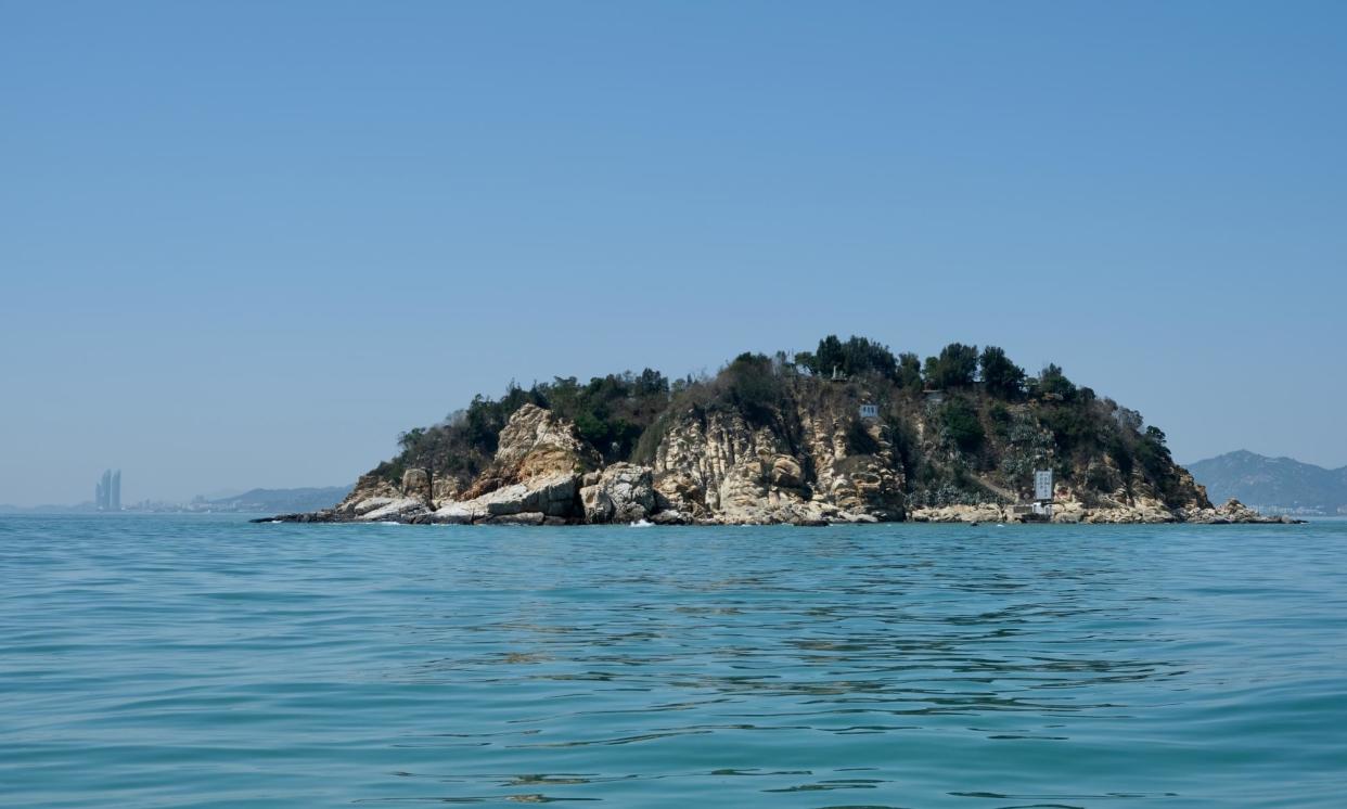 <span>An offshore island in Kinmen, an archipelago controlled by Taiwan but just a few kilometres from China.</span><span>Photograph: Helen Davidson/The Guardian</span>