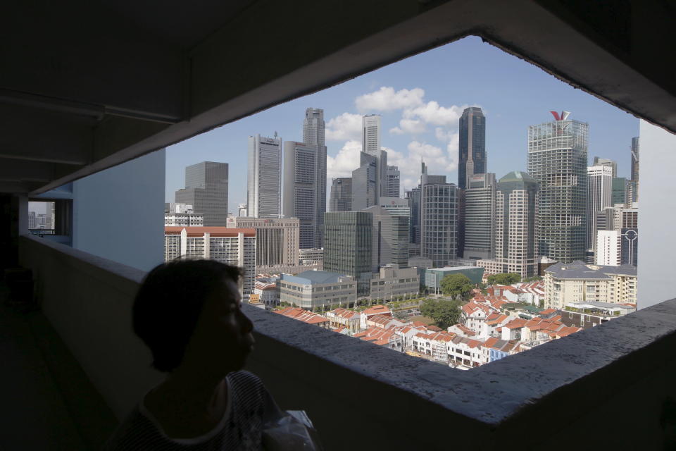 The skyline of the central business district in Singapore. (File photo: Reuters/Edgar Su)