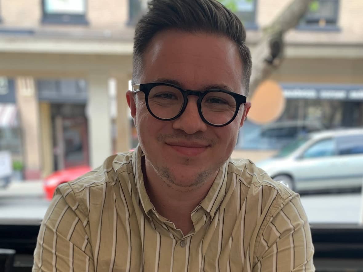 Jamie Anderson is a teacher, consultant, and PhD student at the University of Calgary studying the experiences of trans teachers. He said he found his former name in a new Alberta registry of teachers, and that should never have happened. (Supplied by Jamie Anderson - image credit)